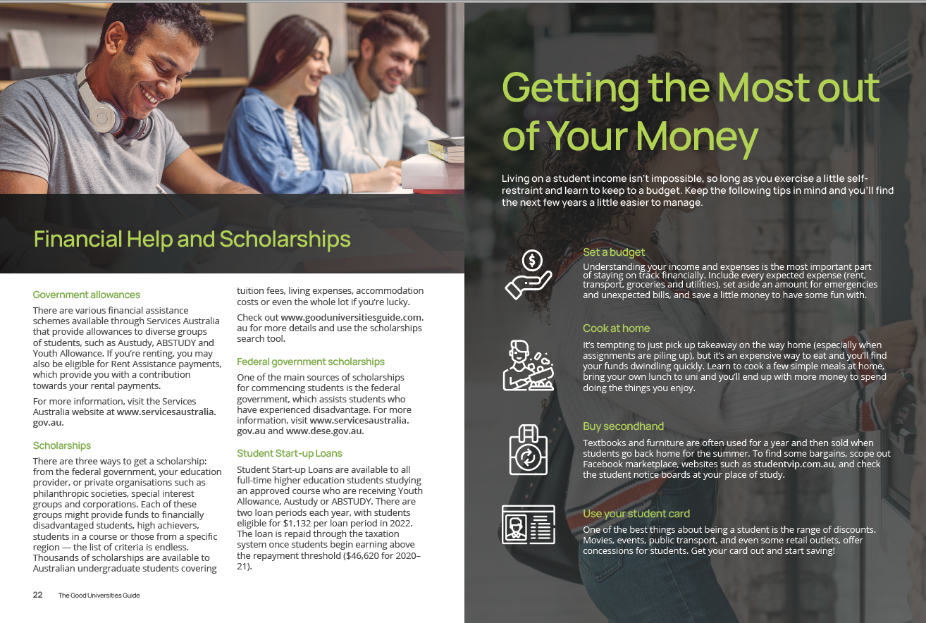 The Good Careers Guide and The Good Universities Guide 2023 Flip Book