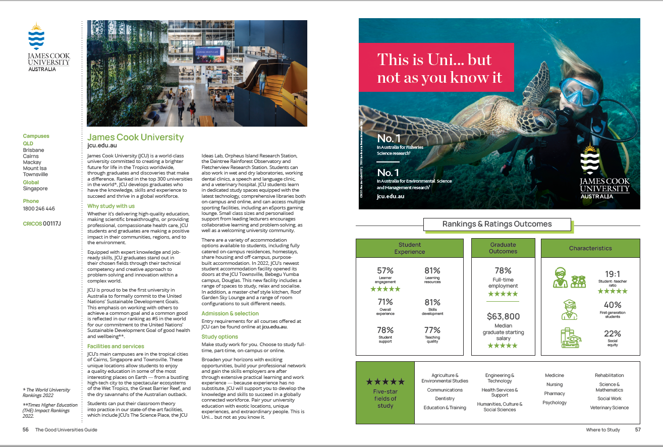 The Good Careers Guide and The Good Universities Guide 2023 Flip Book