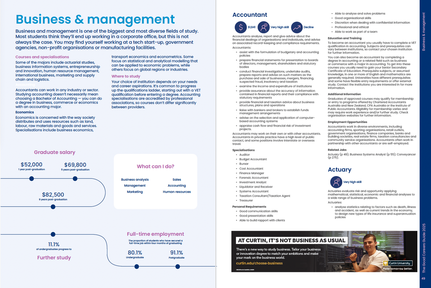 The Good Careers Guide and The Good Universities Guide 2025 Flip Book